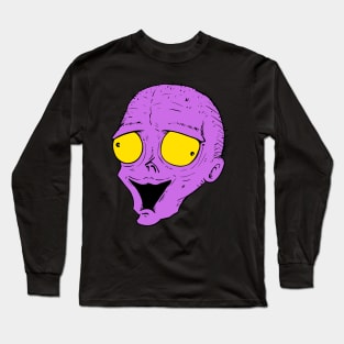 Purple Zombie Long Sleeve T-Shirt